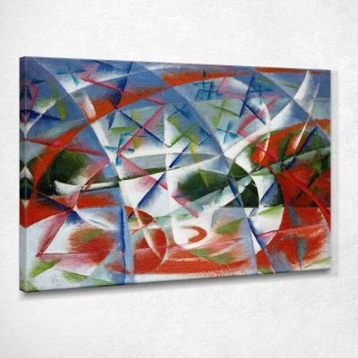 Abstract Speed + Noise Giacomo Balla gb1 canvas print 