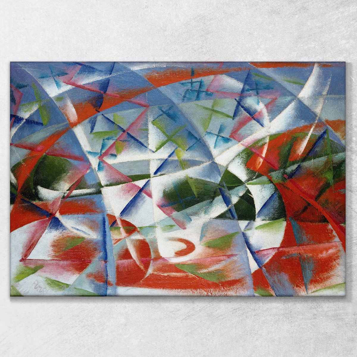 Abstract Speed + Noise Giacomo Balla gb1 canvas print 