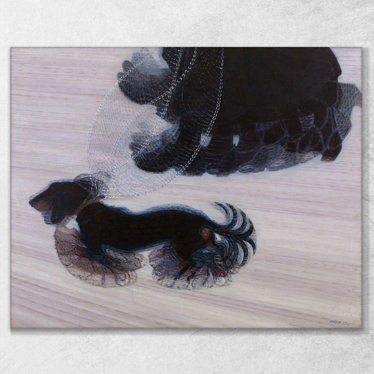 Dynamism Of A Dog On A Leash Giacomo Balla gb5 canvas print 