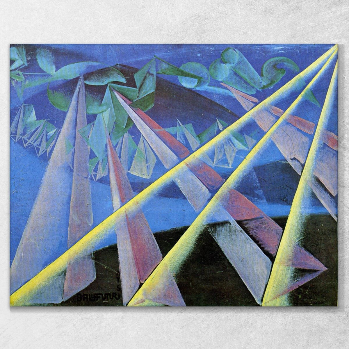 Transformation Into Spiritual Form Giacomo Balla gb7 canvas print 