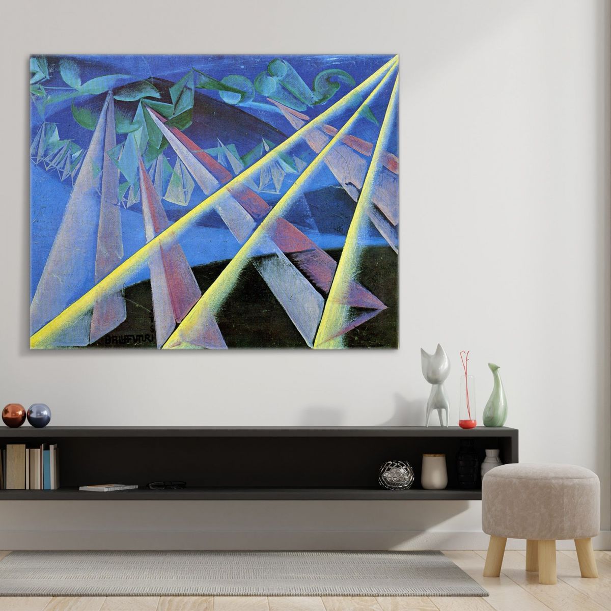 Transformation Into Spiritual Form Giacomo Balla gb7 canvas print 