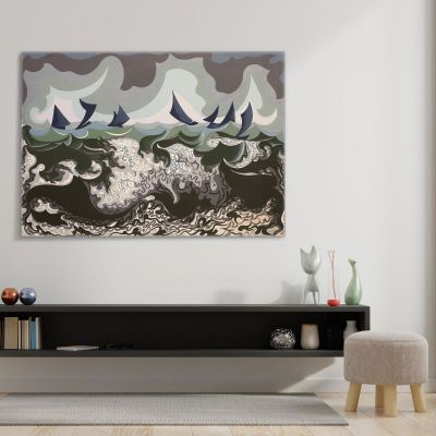 Forces Of The Sea - 1920 Giacomo Balla gb11 canvas print 