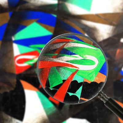 Patriotic Demonstration Giacomo Balla gb15 canvas print