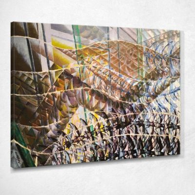 Swifts: Paths Of Movement + Dynamic Sequences Giacomo Balla gb19 canvas print 