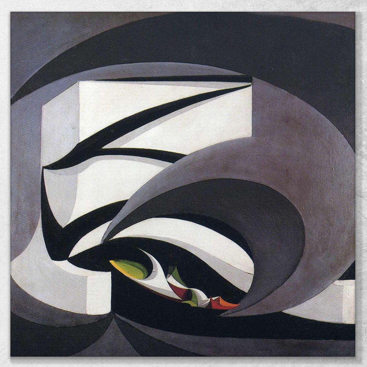 Flags At The Altar Of The Fatherland Giacomo Balla gb21 canvas print 