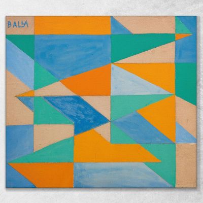 Spatial Forces Giacomo Balla gb22 canvas print 