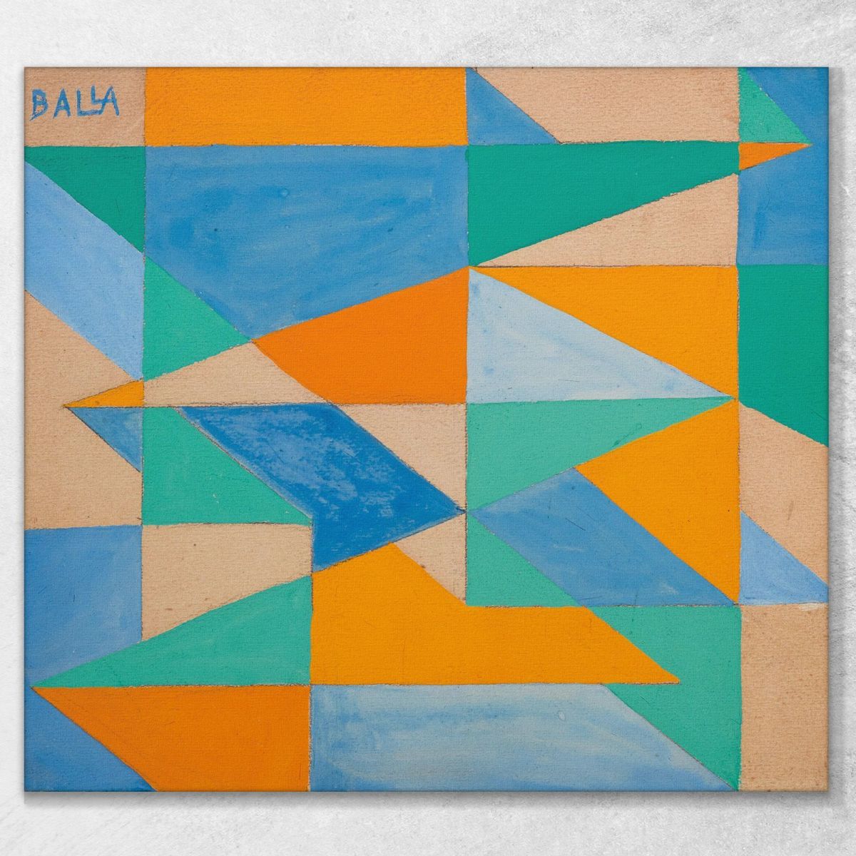 Spatial Forces Giacomo Balla gb22 canvas print 