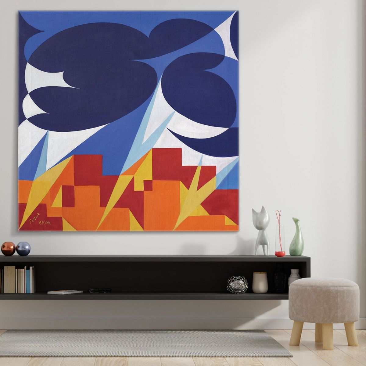 Plastic Values Giacomo Balla gb24 canvas print 