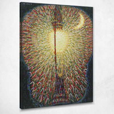 Arc Lamp Giacomo Balla gb25 canvas print 