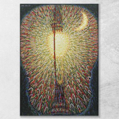 Arc Lamp Giacomo Balla gb25 canvas print 