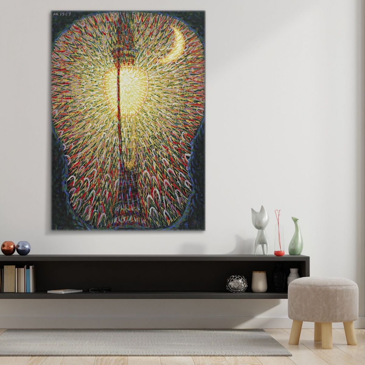 Arc Lamp Giacomo Balla gb25 canvas print 