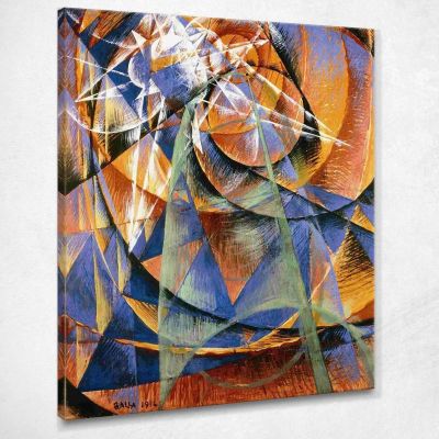 The Planet Mercury Passes In Front Of The Sun Giacomo Balla gb30 canvas print 