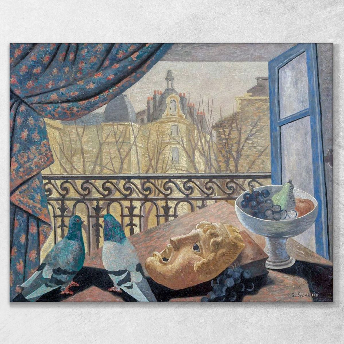 The Balcony Gino Severini gs1 canvas print 