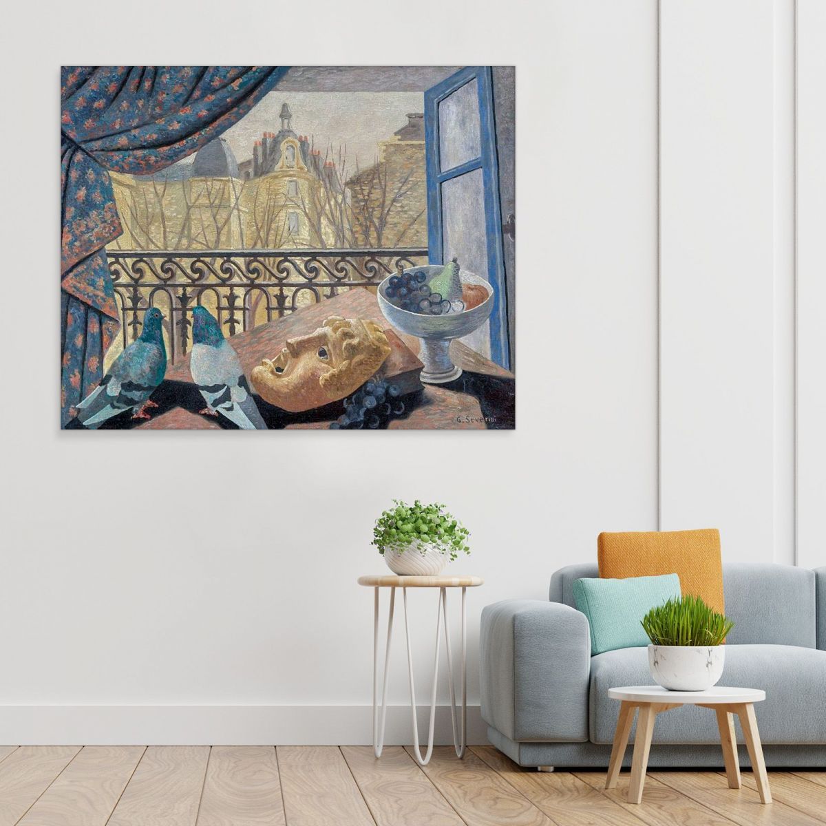 The Balcony Gino Severini gs1 canvas print 