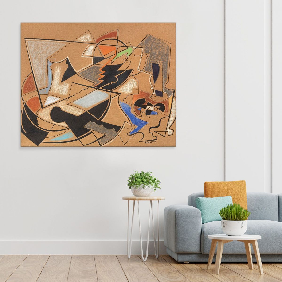 Abstract Composition Gino Severini gs2 canvas print 