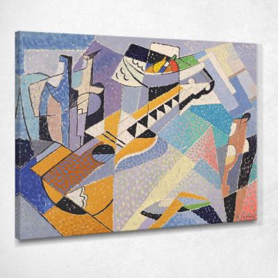 Still Life With Guitar Gino Severini gs14 canvas print 