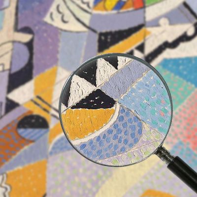 Still Life With Guitar Gino Severini gs14 canvas print