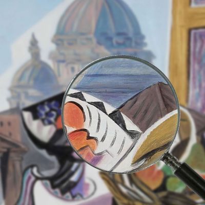 Still Life With The Dome Of St. Peter'S Gino Severini gs16 canvas print