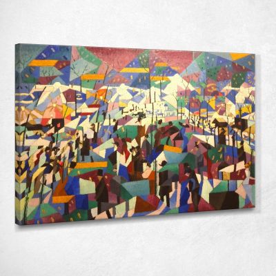 Avenue - Boulevard Gino Severini gs17 canvas print 