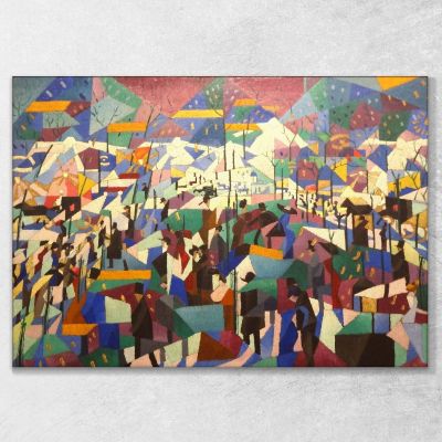 Avenue - Boulevard Gino Severini gs17 canvas print 