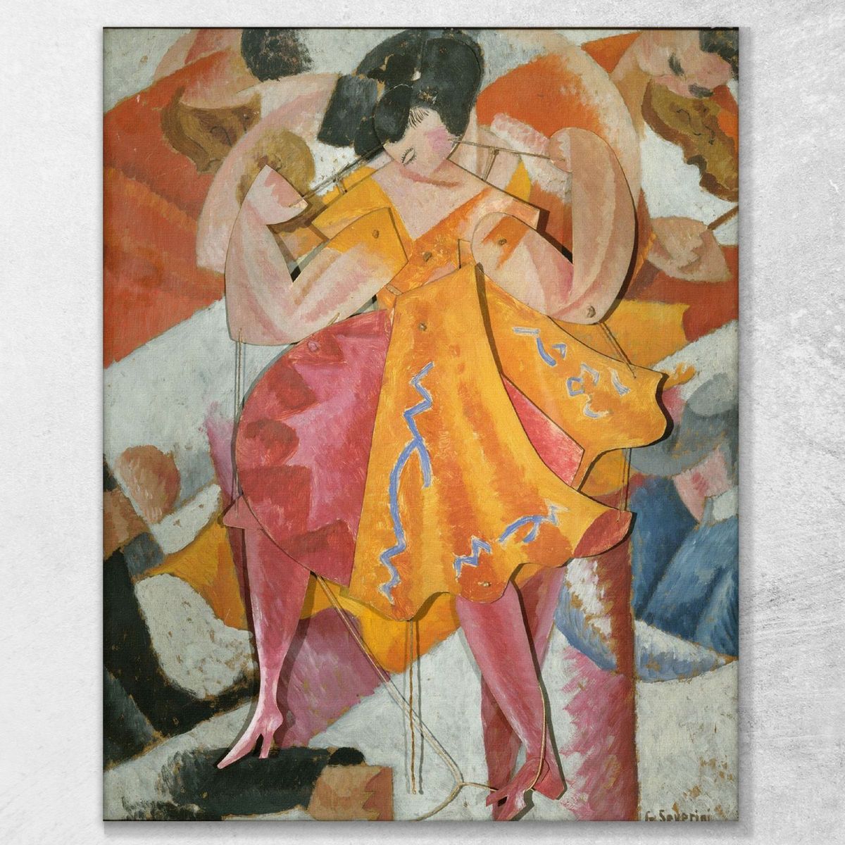 Articulated Ballerina Gino Severini gs26 canvas print 