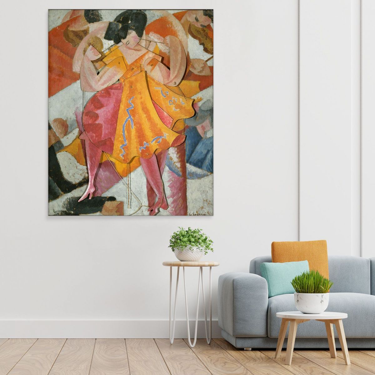 Articulated Ballerina Gino Severini gs26 canvas print 