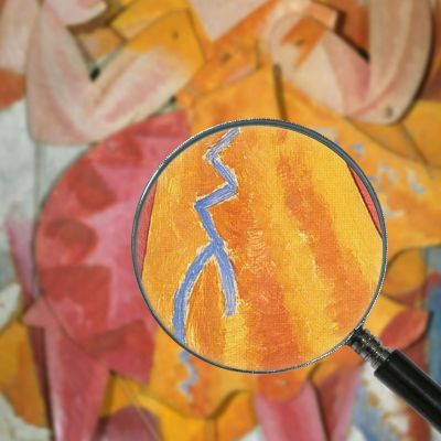 Articulated Ballerina Gino Severini gs26 canvas print
