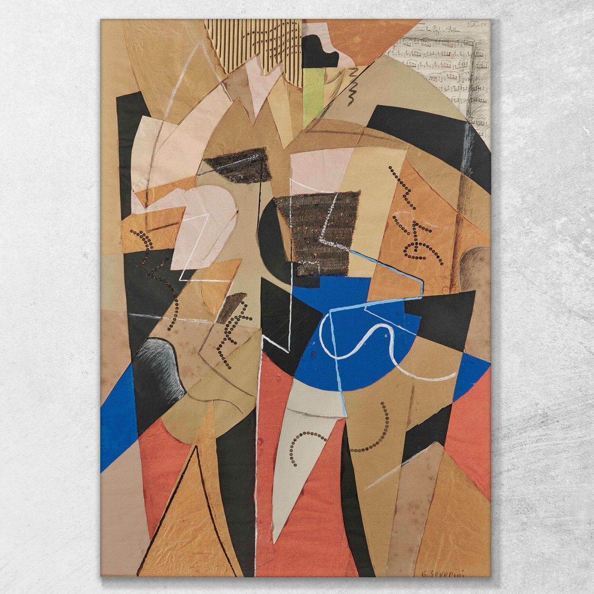 Dancer Circa 1914 Gino Severini gs28 canvas print 