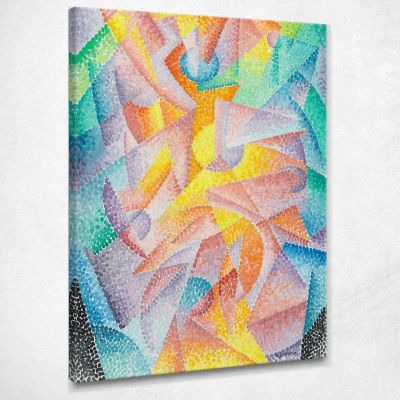 Spherical Expansion Of Centripetal And Centrifugal Light Gino Severini gs33 canvas print 
