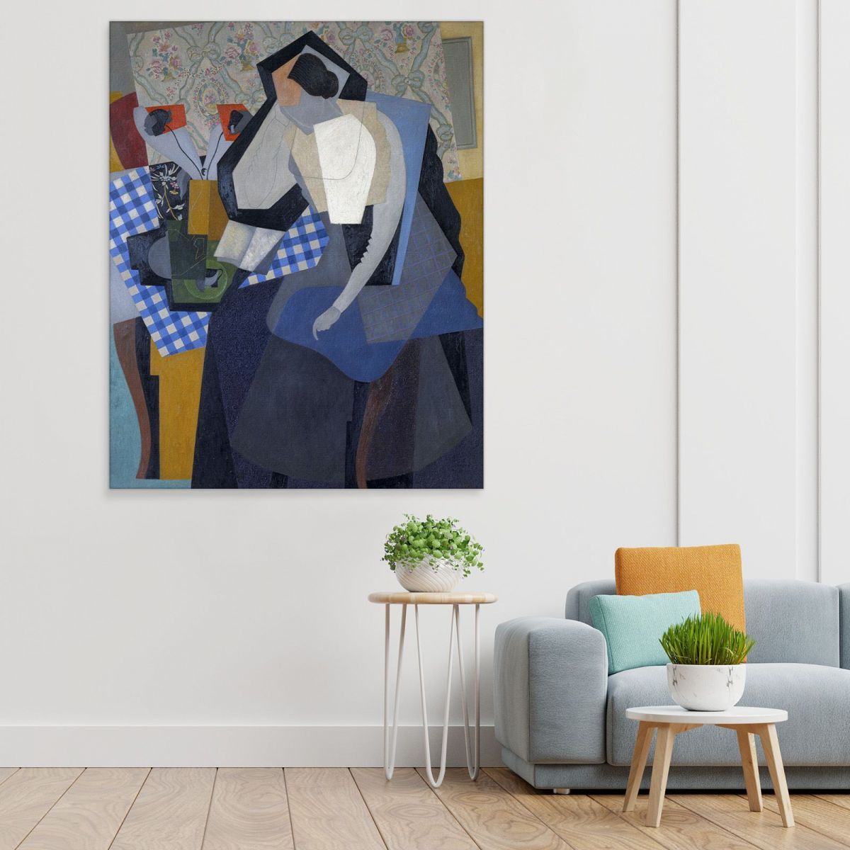 Jeanne In The Studio (Woman Reading) Gino Severini gs34 canvas print 