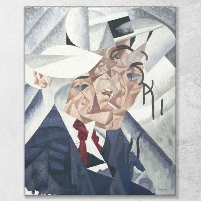 Self-Portrait Gino Severini, gs36 canvas print