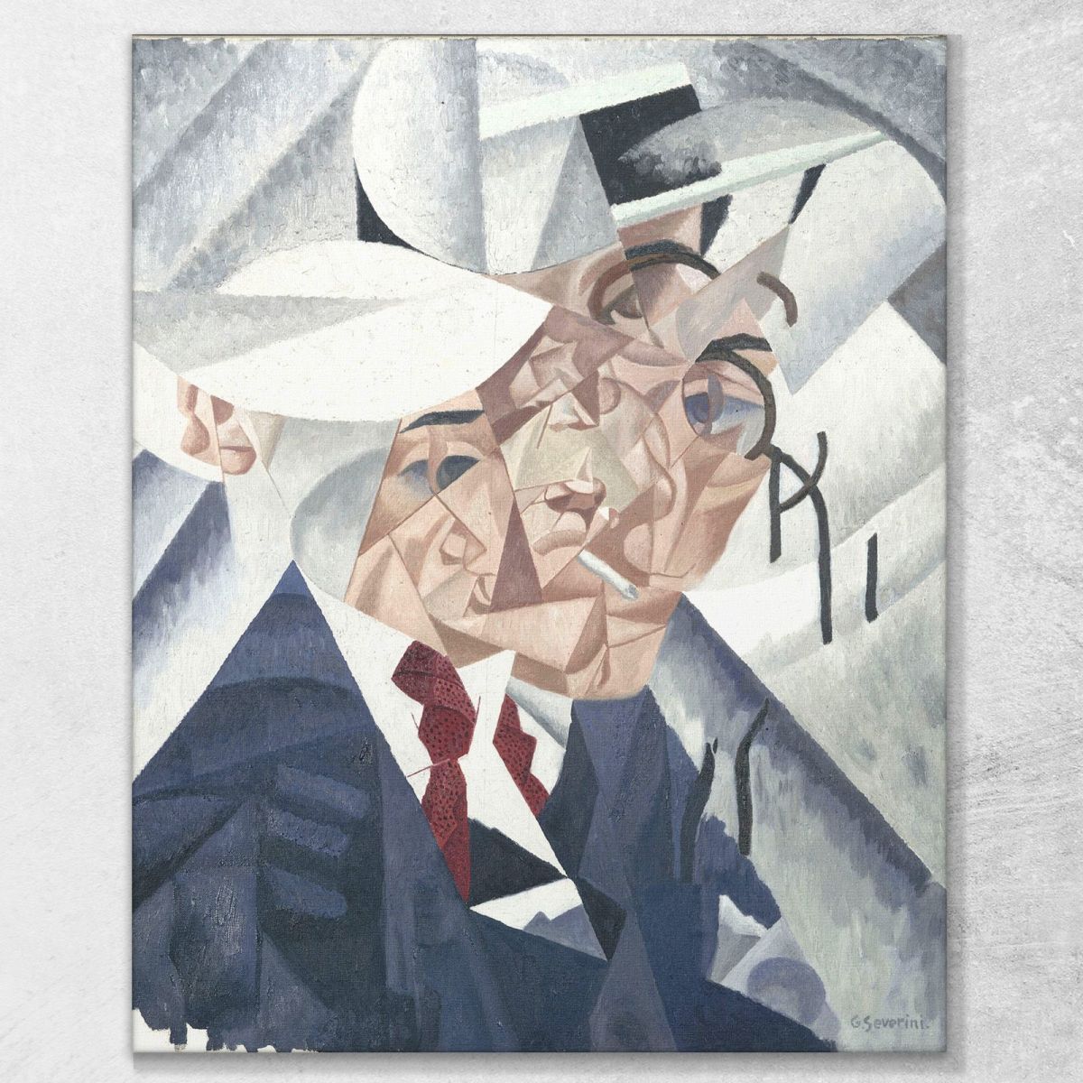 Self-Portrait Gino Severini gs36 canvas print