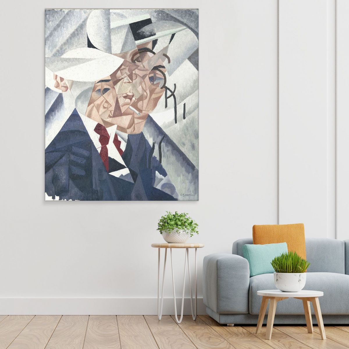 Self-Portrait Gino Severini gs36 canvas print