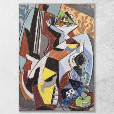 The Violin 1948 Gino Severini gs39 canvas print 
