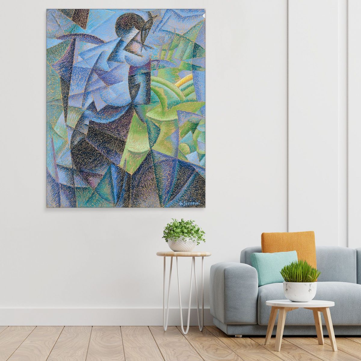 Woman At The Window Gino Severini gs53 canvas print 