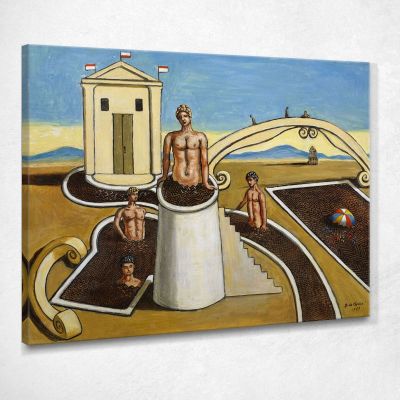 Mysterious Baths Giorgio De Chirico gdc2 canvas print 