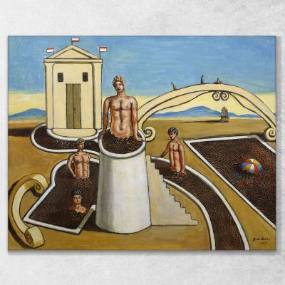 Mysterious Baths Giorgio De Chirico gdc2 canvas print 