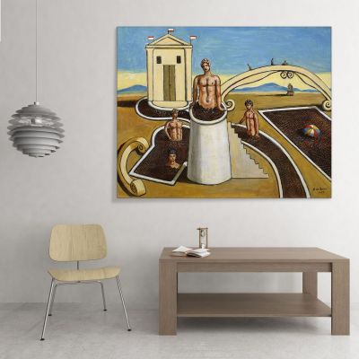 Mysterious Baths Giorgio De Chirico gdc2 canvas print 