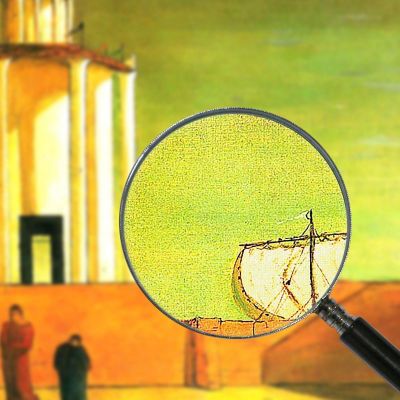 The Enigma Of The Arrival Of Evening Giorgio De Chirico gdc4 canvas print