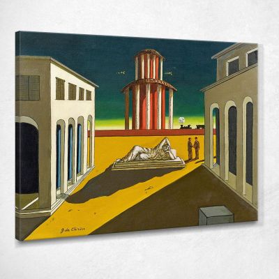 Italian Square Giorgio De Chirico gdc6 canvas print 