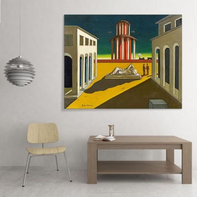Italian Square Giorgio De Chirico gdc6 canvas print 