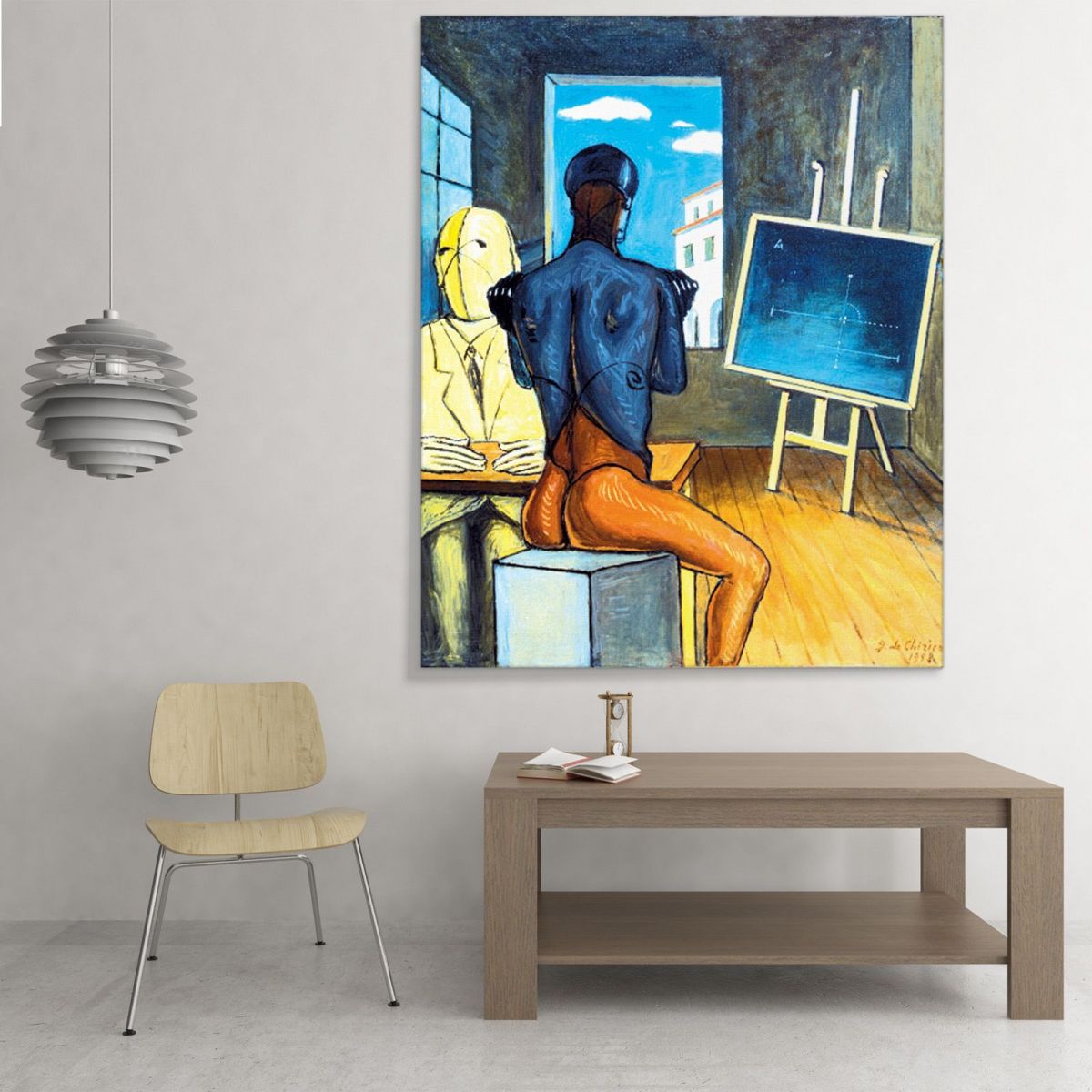 The Painter Giorgio De Chirico gdc14 canvas print 