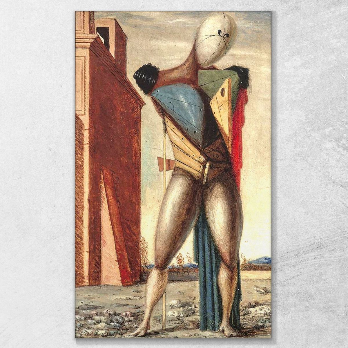 The Troubadour Giorgio De Chirico gdc15 canvas print 