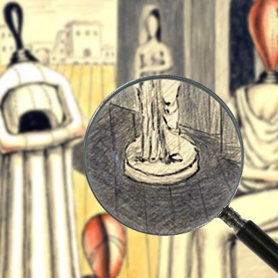 Mannequins Giorgio De Chirico gdc18 canvas print