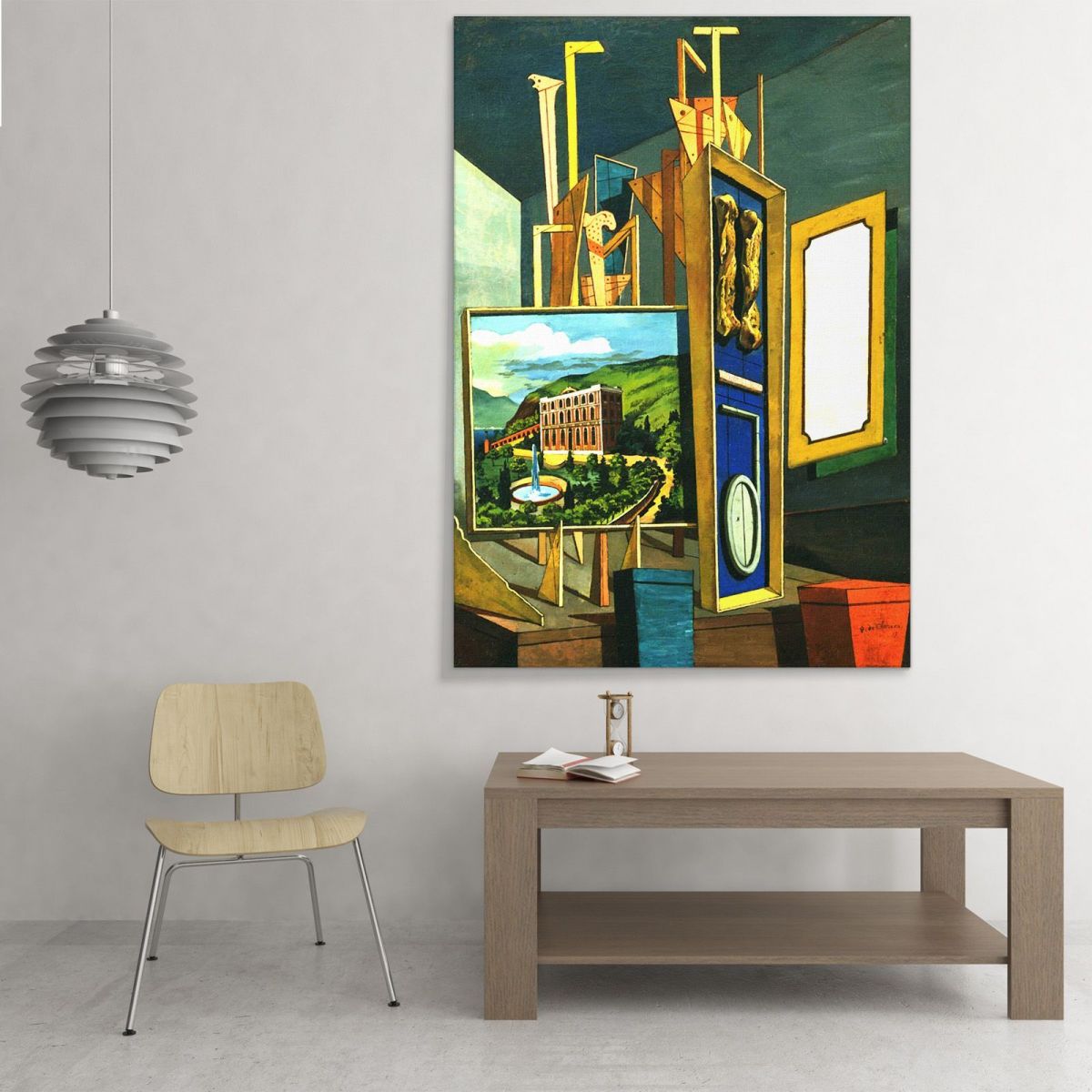 Metaphysics Giorgio De Chirico gdc19 canvas print 