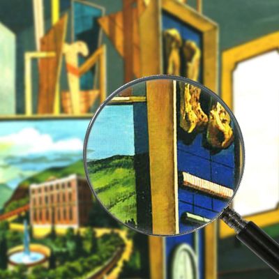 Metaphysics Giorgio De Chirico gdc19 canvas print