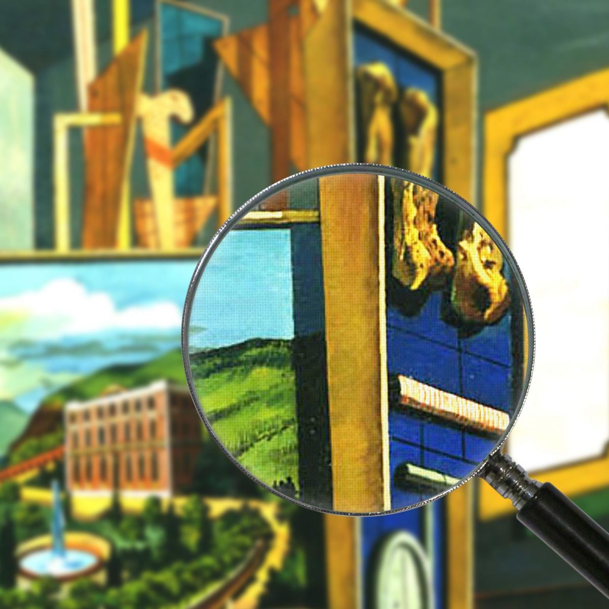 Metaphysics Giorgio De Chirico gdc19 canvas print