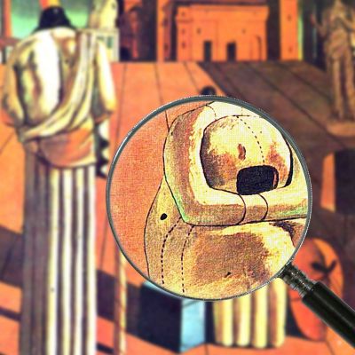 The Disquieting Muses Giorgio De Chirico gdc24 canvas print