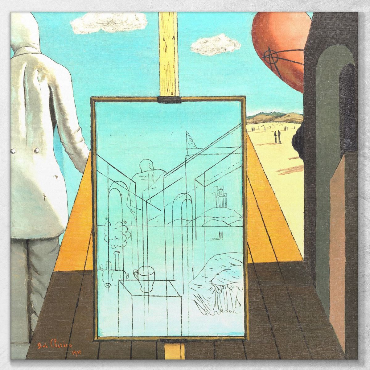 The Double Dream Of Spring Giorgio De Chirico gdc25 canvas print 