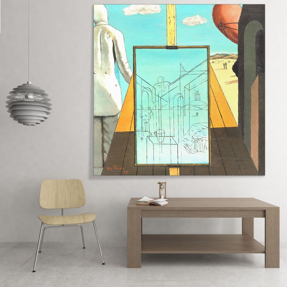 The Double Dream Of Spring Giorgio De Chirico gdc25 canvas print 